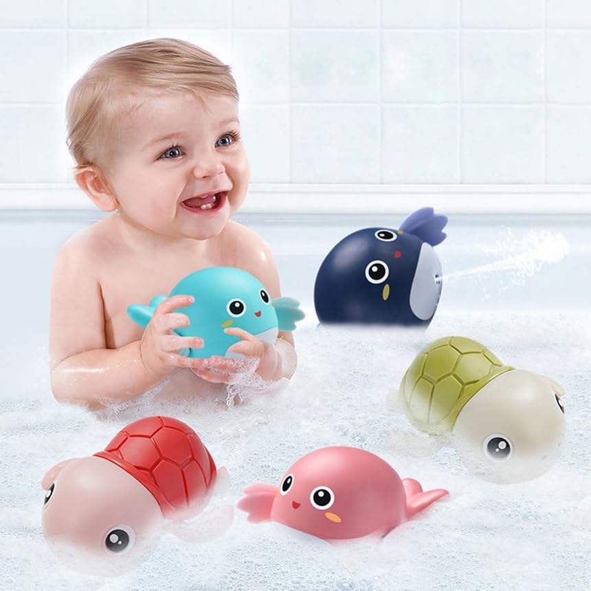 Bath Toy,Cute Animal Clockwork Bathtub Swimming Pool Toy
