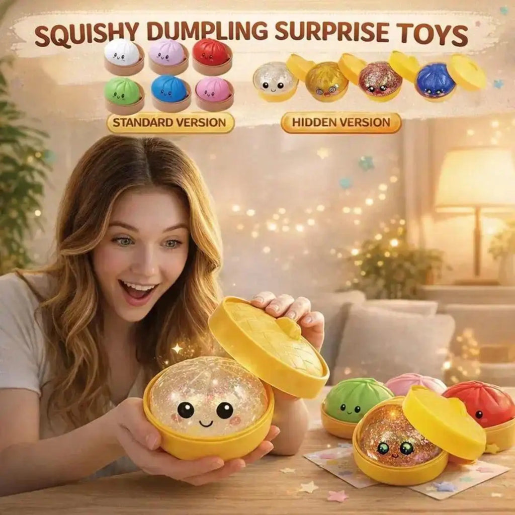 12pc Cute expression big bun Round decompression toy