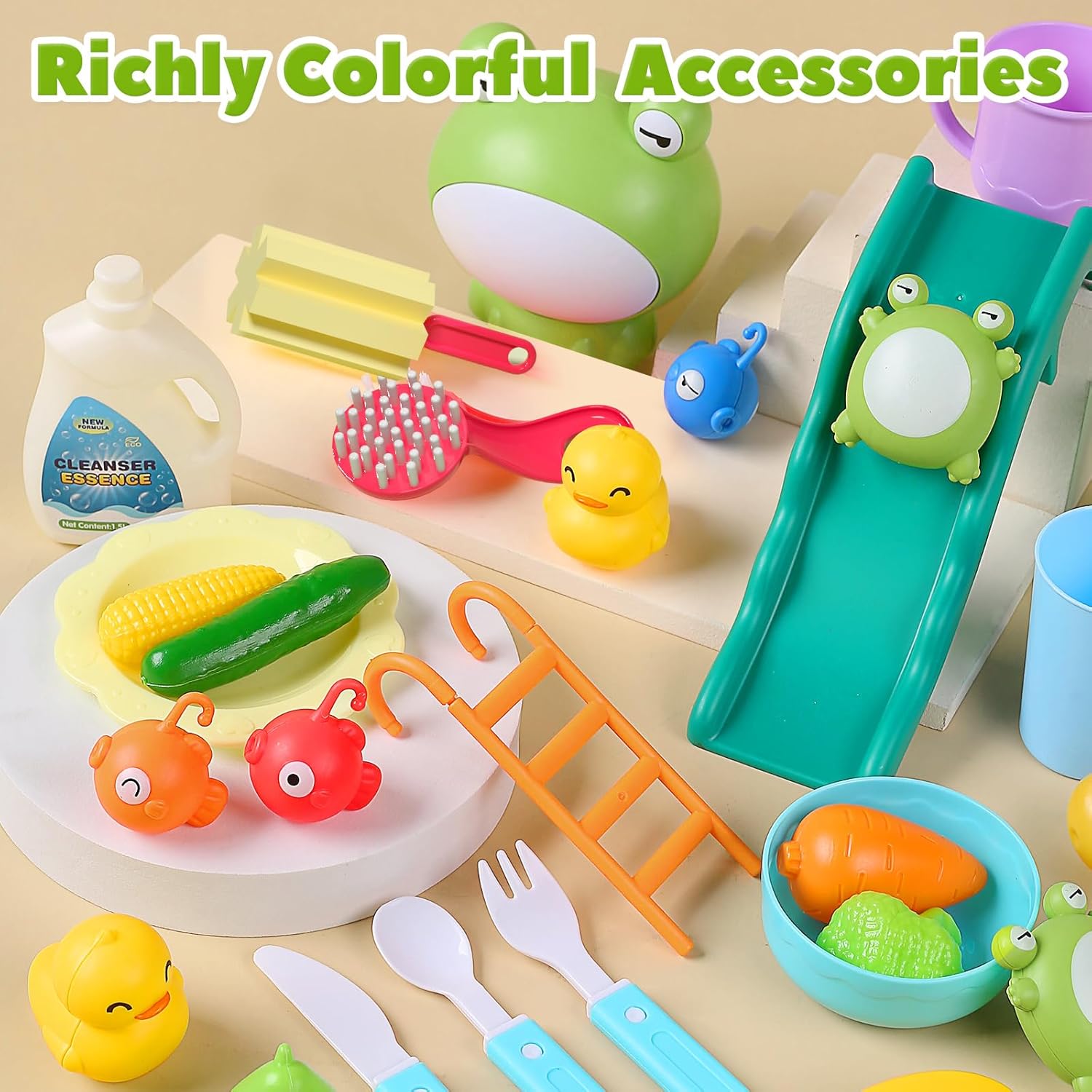 Play Sink with Running Water, Kitchen Sink Toys