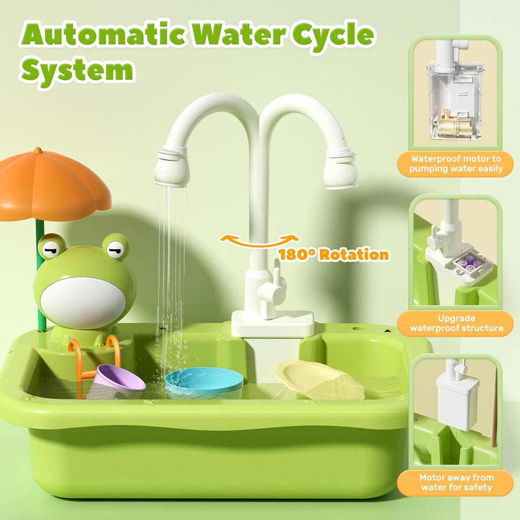Play Sink with Running Water, Kitchen Sink Toys