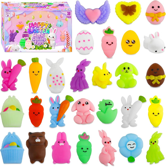 30 Pack Squishy Toys, Kawaii Squishies Party Favors for Kids