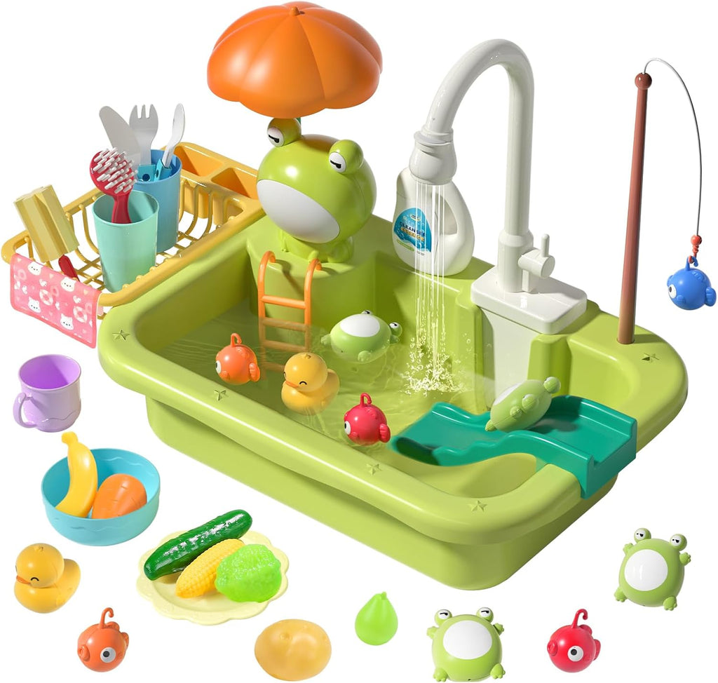 Play Sink with Running Water, Kitchen Sink Toys