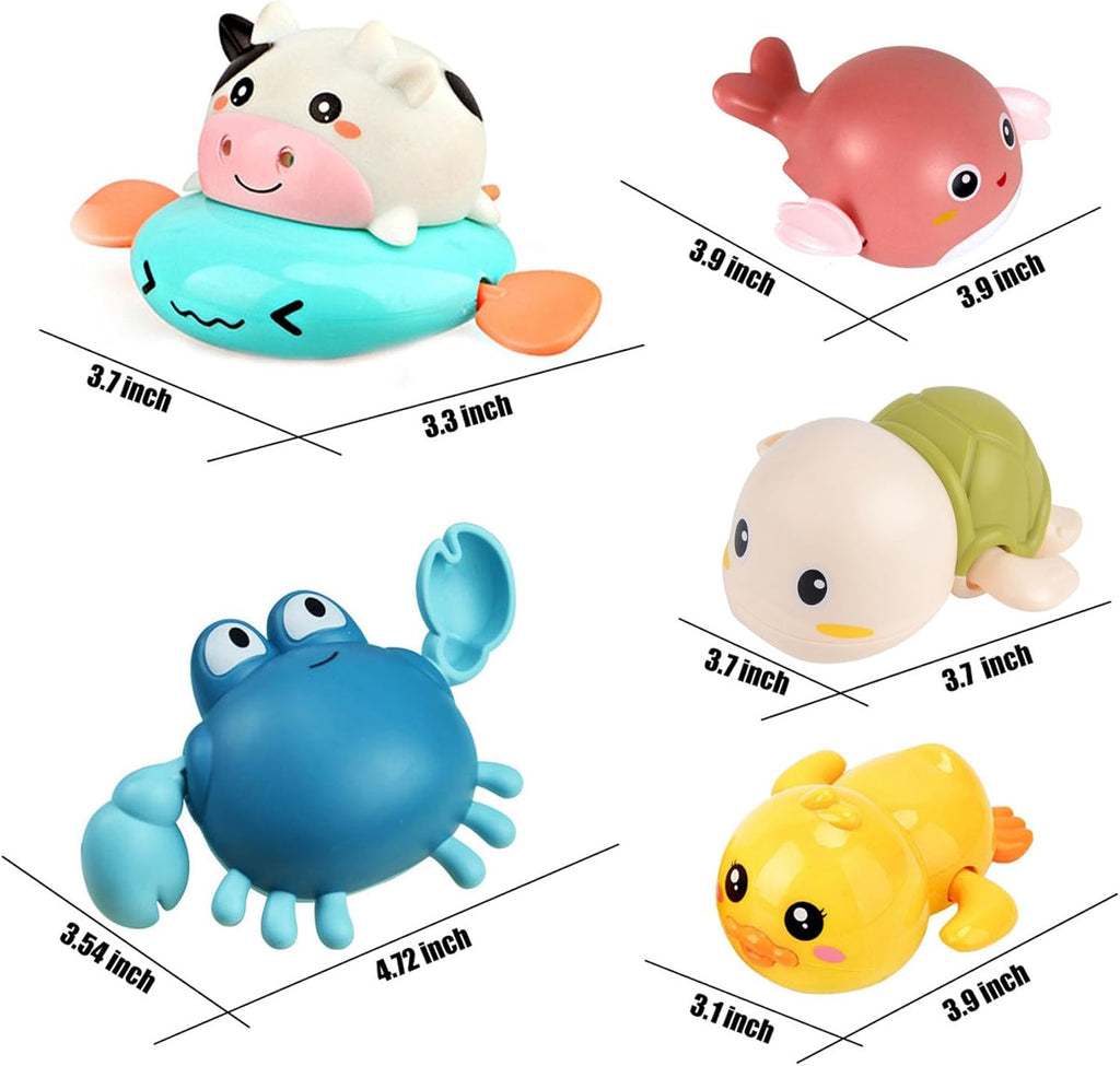 Bath Toy,Cute Animal Clockwork Bathtub Swimming Pool Toy