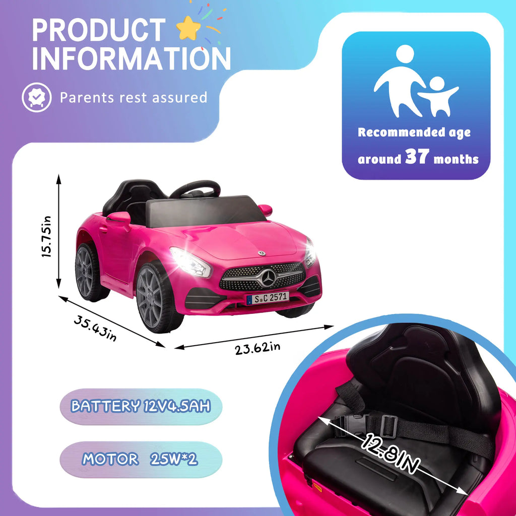 Licensed Mercedes-Benz CLS 350,12V Kids Ride On Electric Car