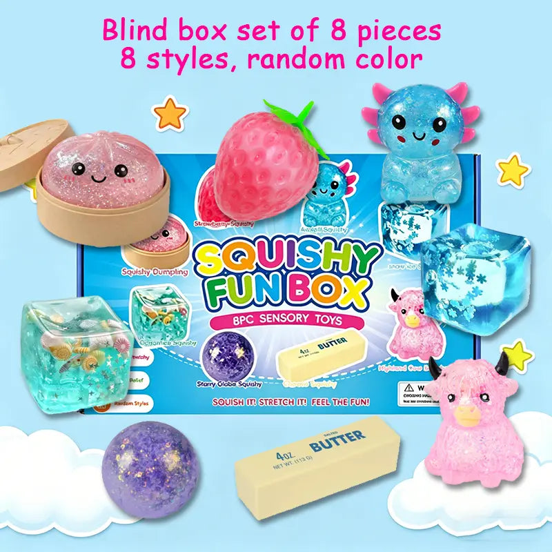 12pc Cute expression big bun Round decompression toy