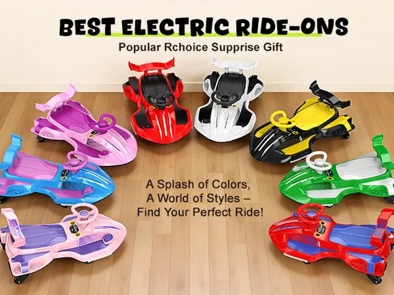 12V Electric Wiggle Car with Pedal