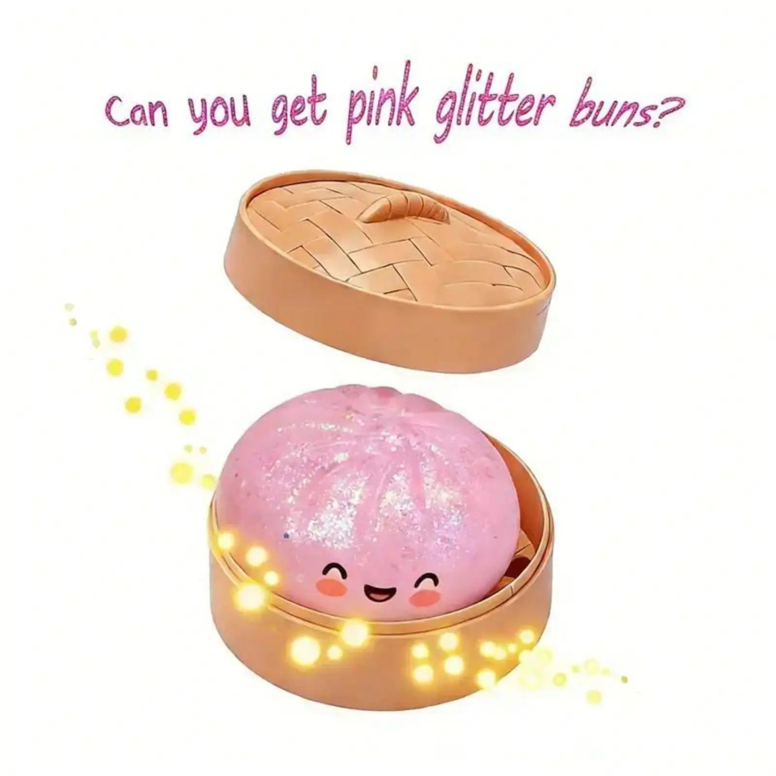12pc Cute expression big bun Round decompression toy