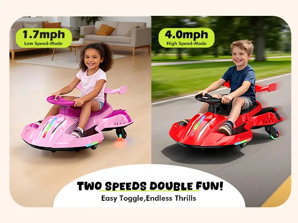 12V Electric Wiggle Car with Pedal
